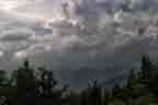 Storm at sunset formRoan Mountain